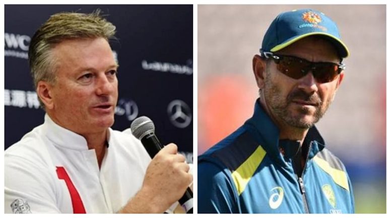 Steve Waz and Justin Langer