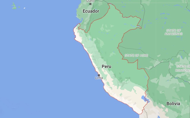 Strong earthquake in Peru