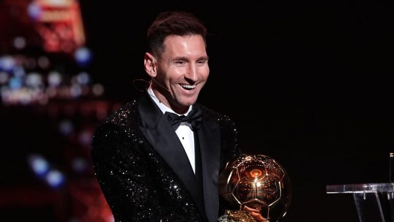 Messi in seventh heaven