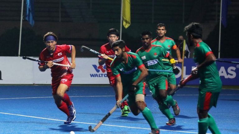 A moment of Bangladesh-Japan match