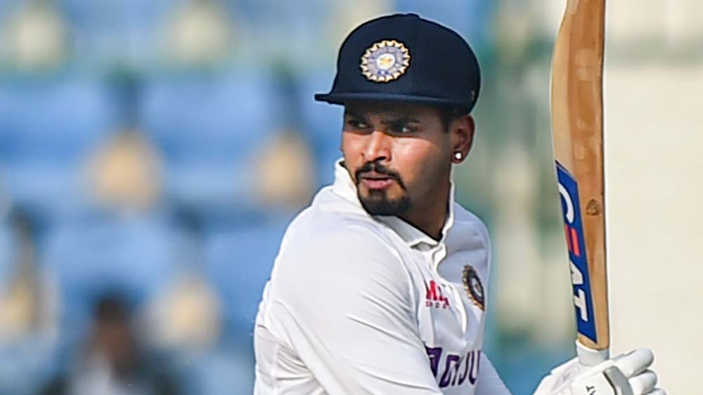 Shreyas Ayyar, a newcomer to Test cricket