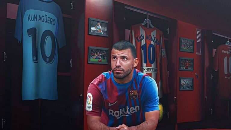 Aguero has said goodbye to football