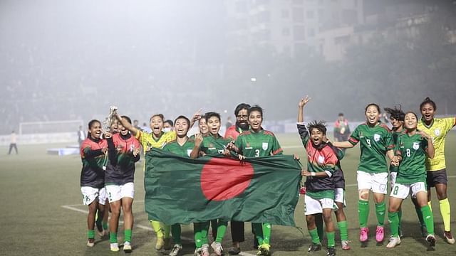 Bangladesh won the title of SAFF U19 championship 2021 defeating India by 1-0