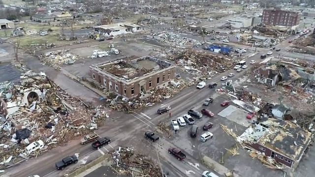 Untimely tornado death toll rises to 100 in Kentucky