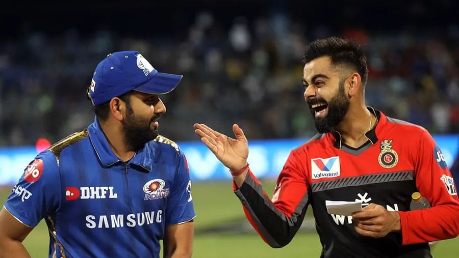 When two Indian stars Rohit Sharma and Virat Kohli met in an IPL match