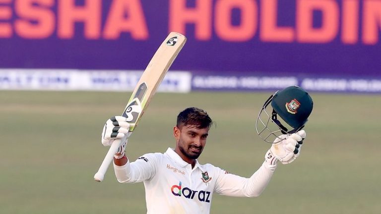 Liton Das got his first Test century