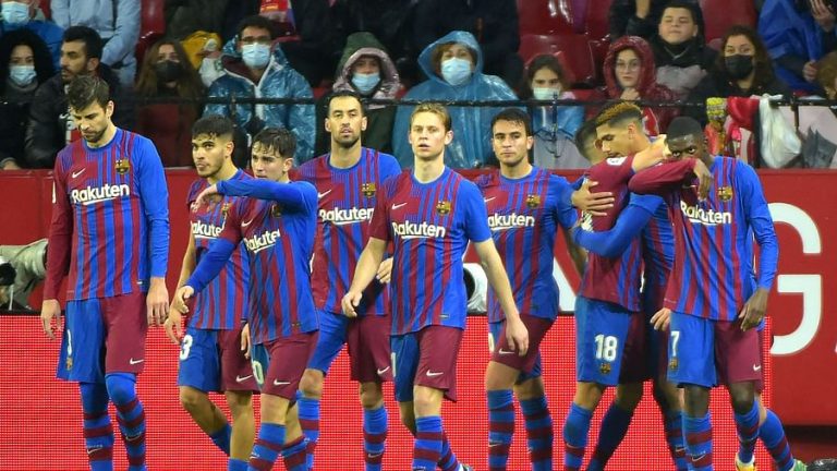 Despite scoring a goal in the first half, Barca could not win. After Araujo's goal