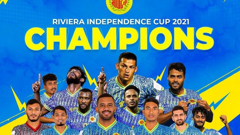 Post on Abahani's official Facebook page after winning the Independence Cup