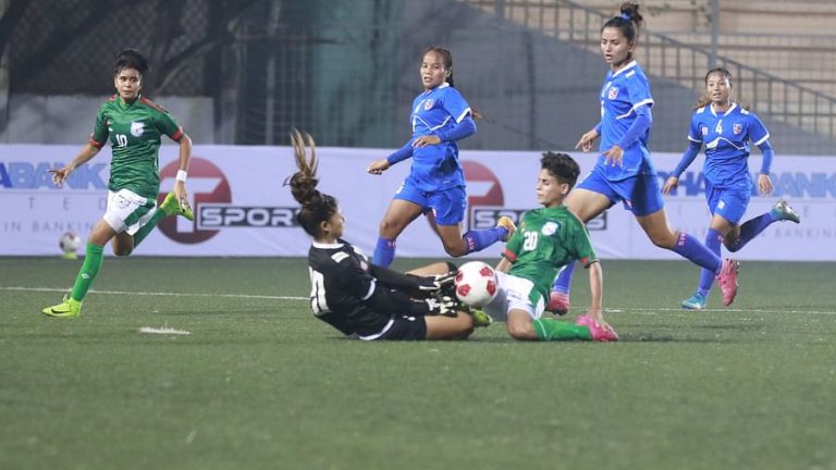 Bangladesh could not score a goal