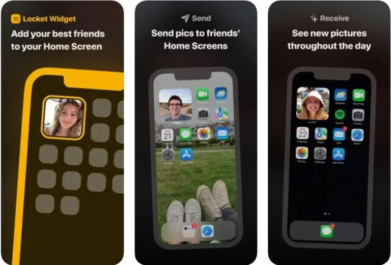 share photos directly to a friend’s home screen