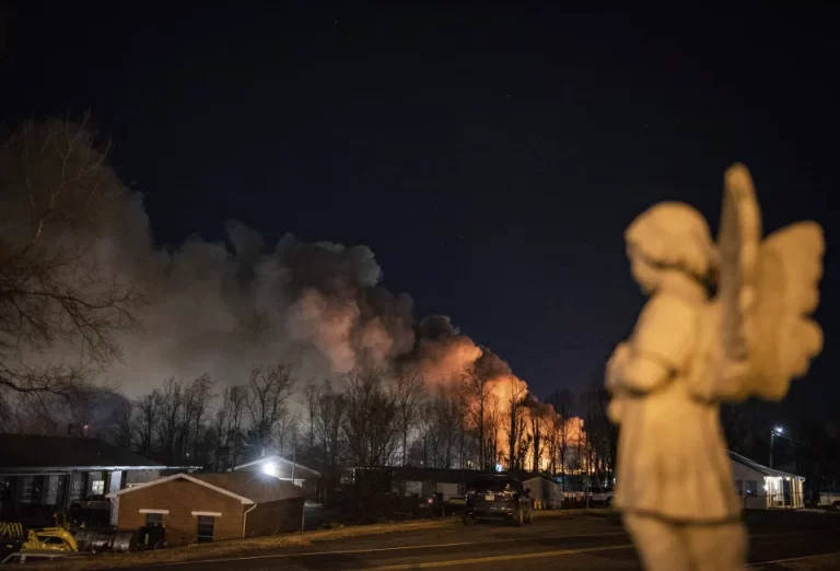 Fertilizer plant fire